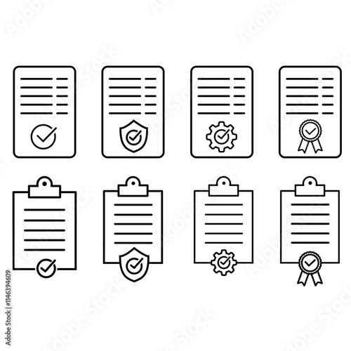 Checkmark icon vector set. confirm terms illustration sign collection. approve symbol. ok logo. approve mark.