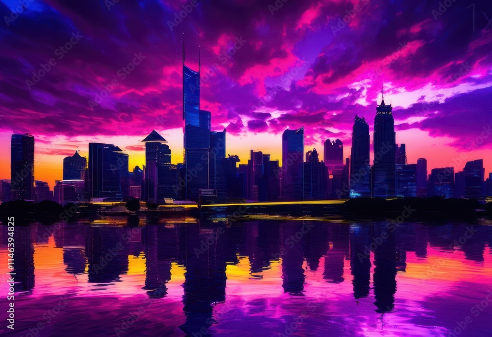 stunning city skyline dusk illuminated vibrant lights creating breathtaking urban landscape, cityscape, buildings, horizon, glow, architecture, illumination stunning city skyline dusk illuminated vibrant lights creating breathtaking urban landscape, cityscape, buildings, horizon, glow, architecture, illumination