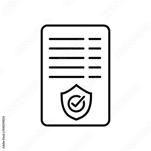 Checkmark icon vector. confirm terms illustration sign. approve symbol. ok logo. approve mark.