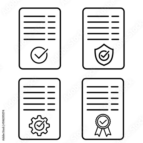 Checkmark icon vector set. confirm terms illustration sign collection. approve symbol. ok logo. approve mark.