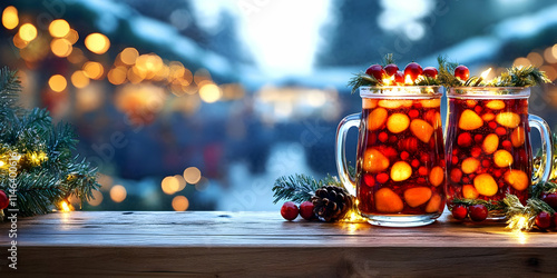 Warm Winter Drinks Recipe: Festive Fruit & Spice Beverage