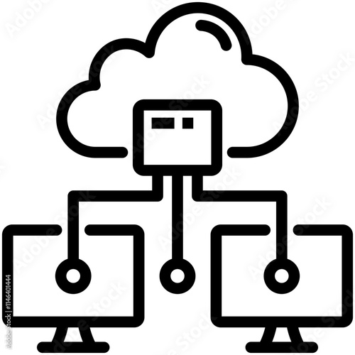 Cloud Computing Icon