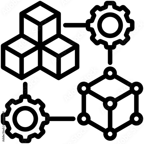 Digital Twin Icon