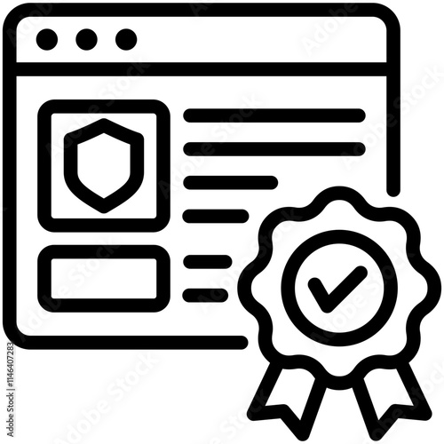 Digital Signature Icon