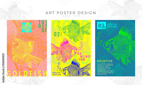 art-exhibition-poster-gold-fish-design