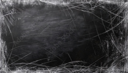 Distressed Chalkboard Texture with Scratches and Smudges Perfect for Grunge Backgrounds, Vintage Designs, Educational Themes, and Artistic Creations in Digital or Print Media
