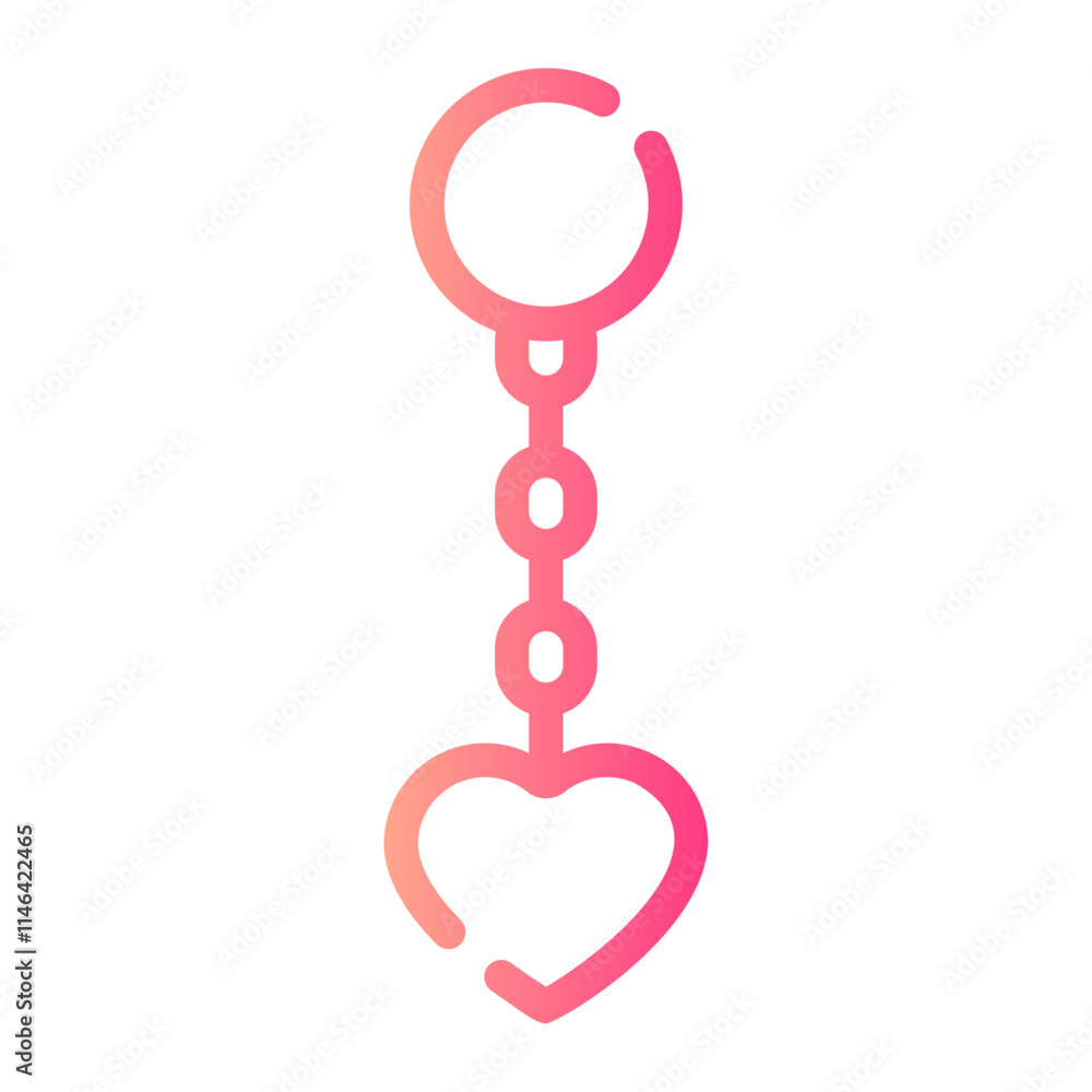 keychain gradient icon keychain gradient icon