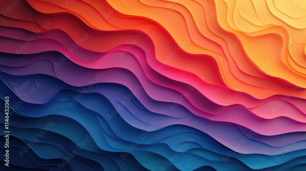 Obraz premium Abstract gradient background with smooth transitions