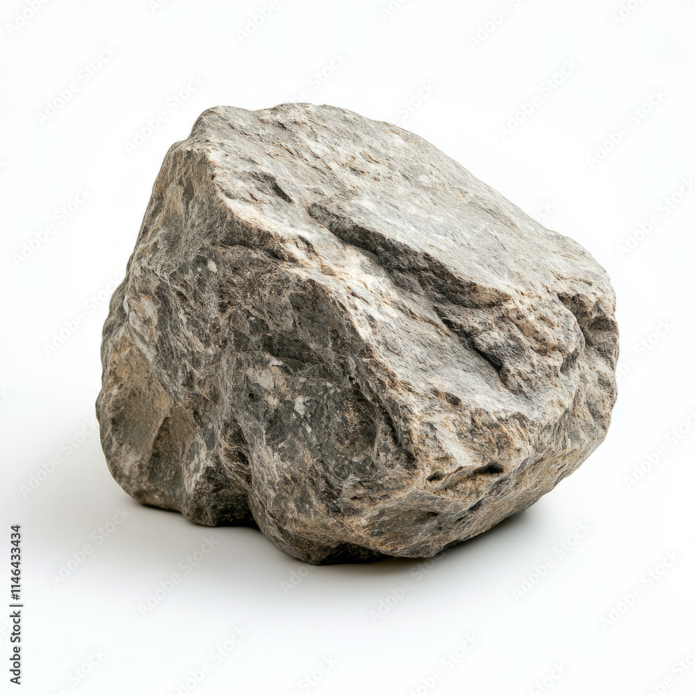 Obraz premium rock isolated on a white background