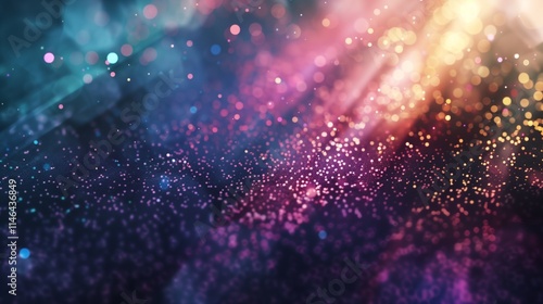 multicolored glitter lights background, beautiful rays of light. illustration digital