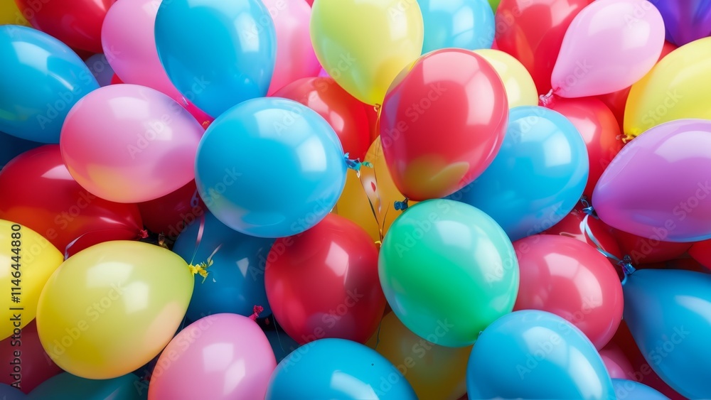 a bunch of balloons of different colors a bunch of balloons of different colors