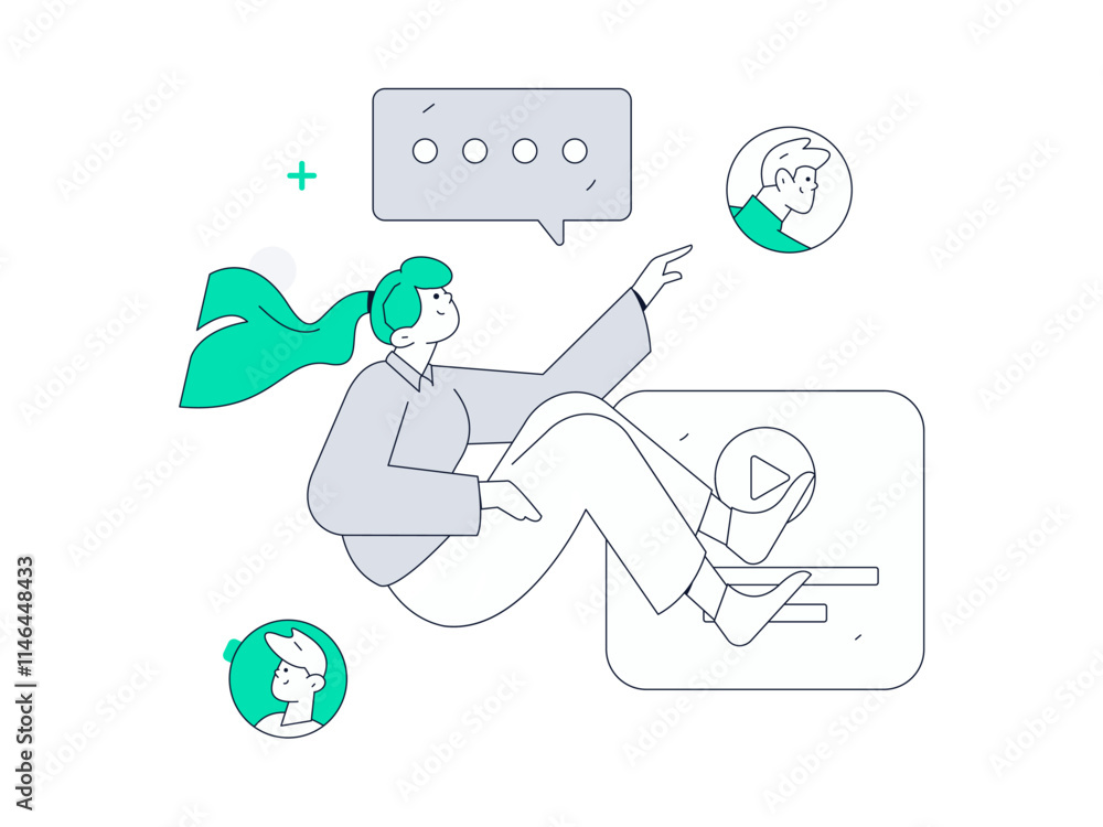 Personnel doing job interview flat vector concept operation hand drawn illustration
Personnel doing job interview flat vector concept operation hand drawn illustration