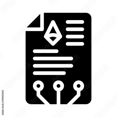 smart contract glyph icon