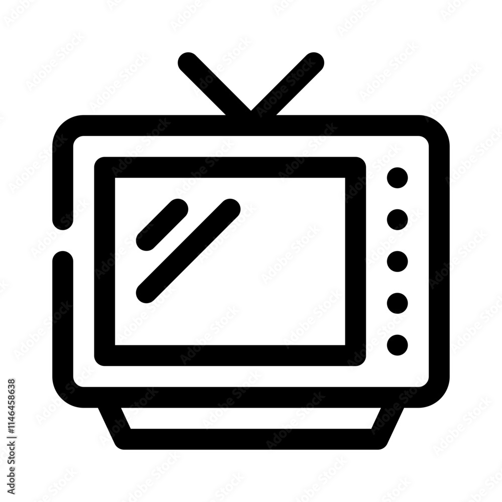television line icon television line icon