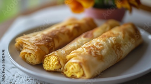 Hot egg rolls from Vietnam