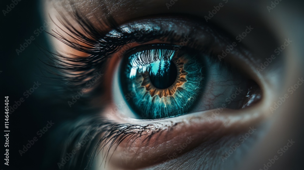 Fototapeta premium close-up human eye