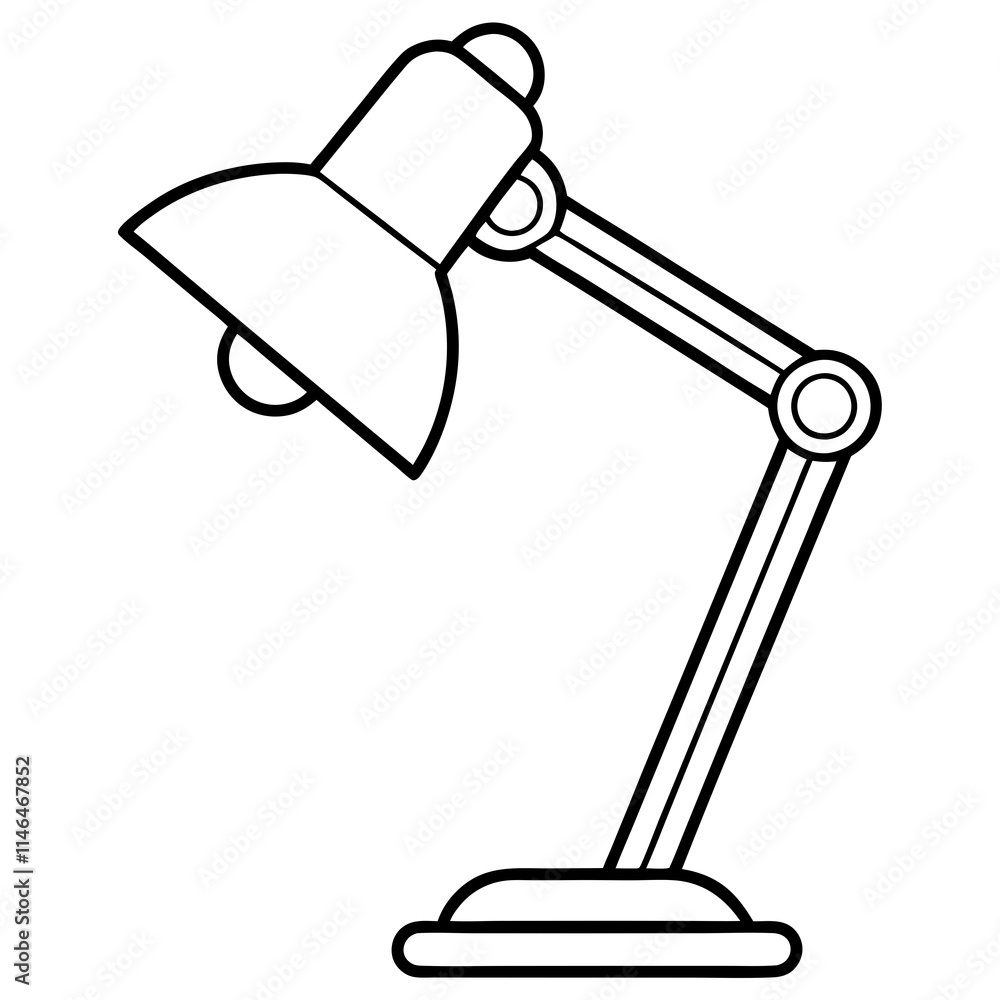Desk Lamp Vector Icon Design Desk Lamp Vector Icon Design