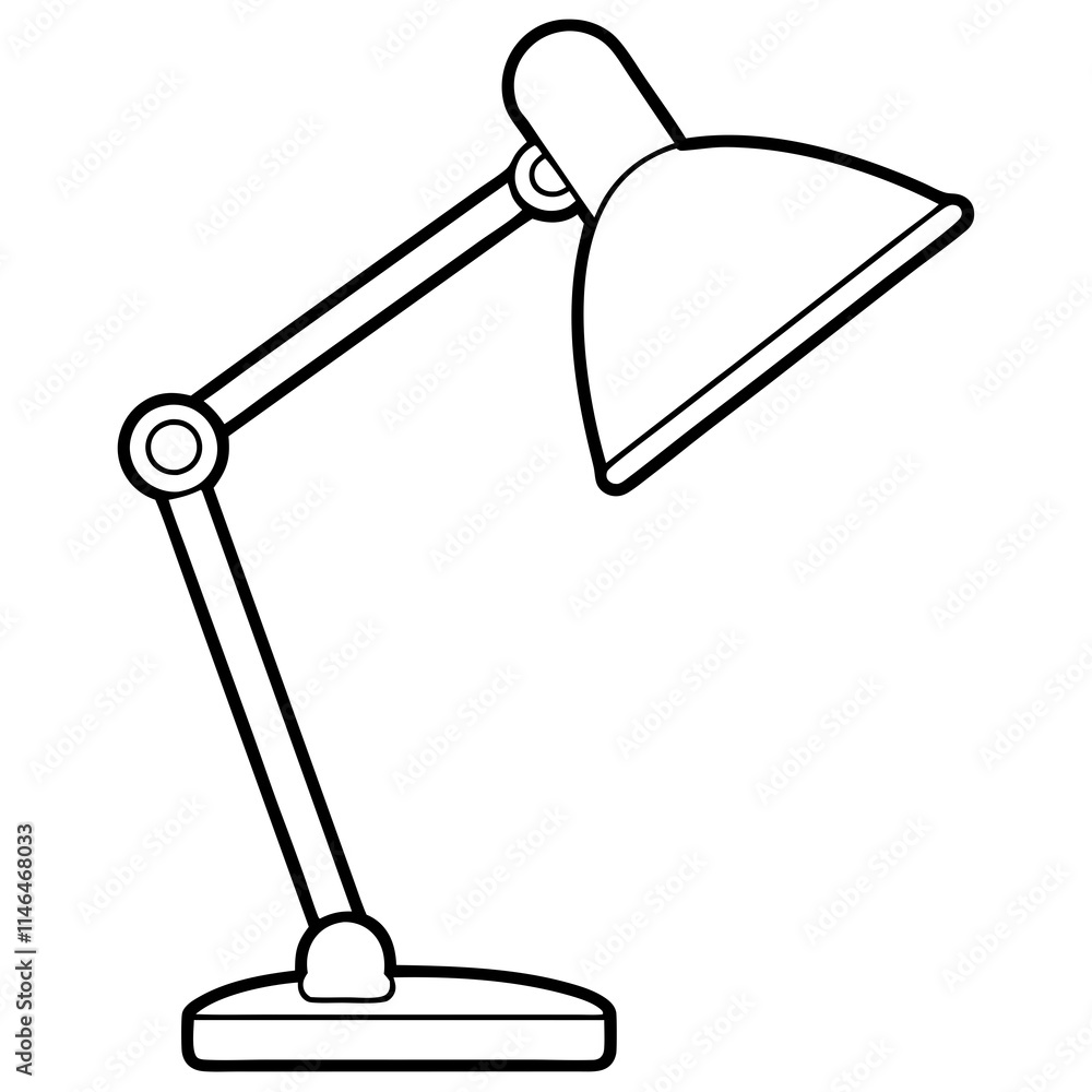Desk Lamp Vector Icon Design Desk Lamp Vector Icon Design