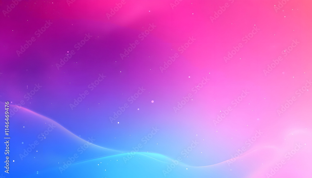 Fototapeta premium Abstract Pink Blue Gradient Background With Subtle Waves
