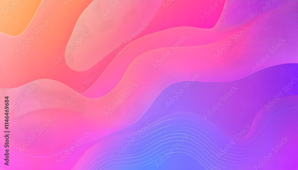 Abstract Pink Purple Gradient Wave Background Design Abstract Pink Purple Gradient Wave Background Design