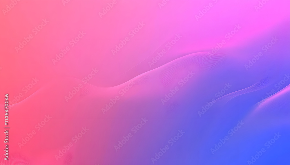 Fototapeta premium Abstract Pink and Blue Gradient Wave Background
