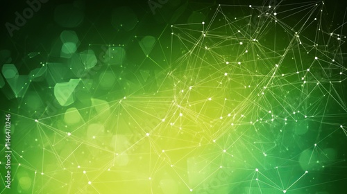 Wallpaper Mural Abstract Green Network Connection Background Torontodigital.ca