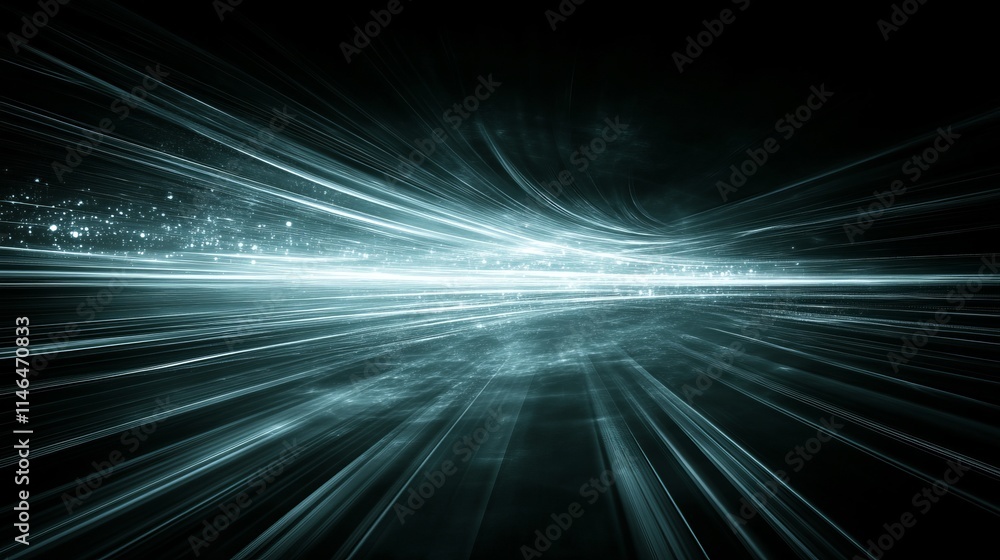 Abstract Light Speed Travel Through Nebula Space Abstract Light Speed Travel Through Nebula Space