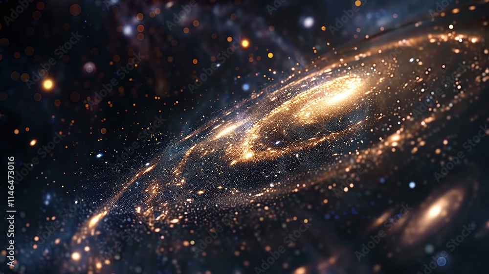 Obraz premium Galaxy 4k background