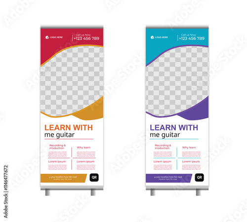 Unique Roll-up Banner Design for any event and professional Roll-up Banner Template 