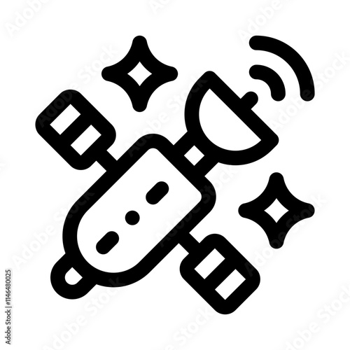 GPS line icon