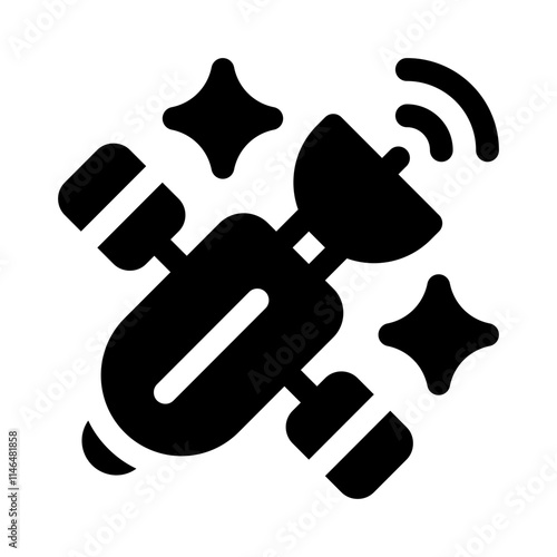 GPS glyph icon