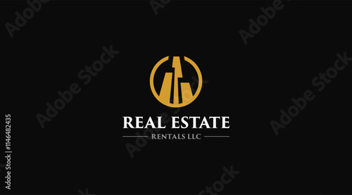 Simple building design and construction logo. The symbol for construction, apartment, and architect. premium logo design vector.