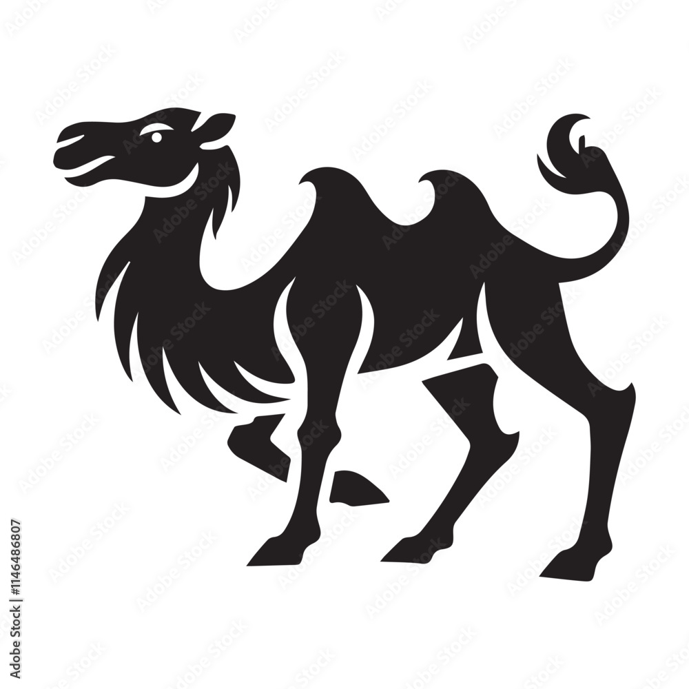 Fototapeta premium Camel icon isolated on white background