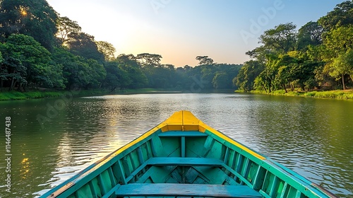 boat on the lake