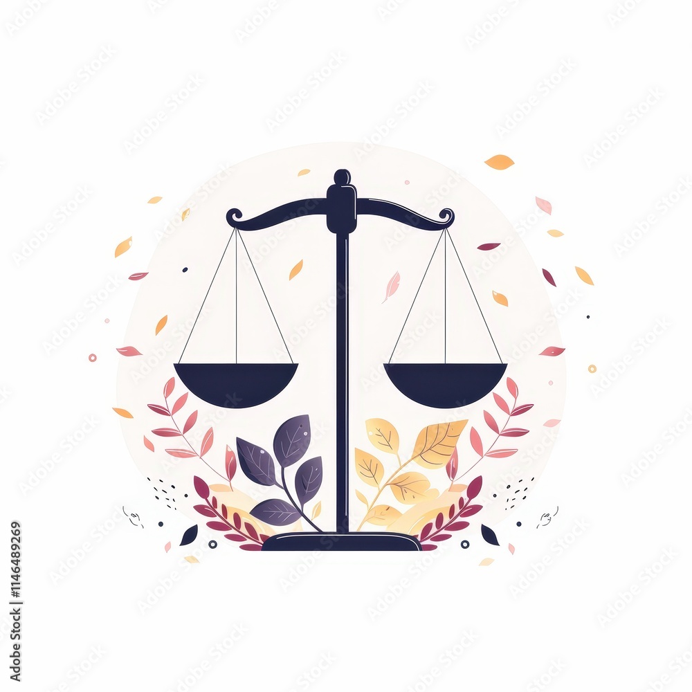 Balancing justice an artistic representation of moral weights digital artwork tranquil setting abstract viewpoint Balancing justice an artistic representation of moral weights digital artwork tranquil setting abstract viewpoint