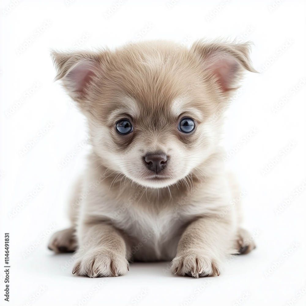 chihuahua puppy Dog on a white background chihuahua puppy Dog on a white background