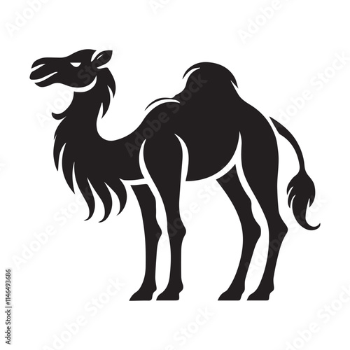 Camel icon isolated on white background