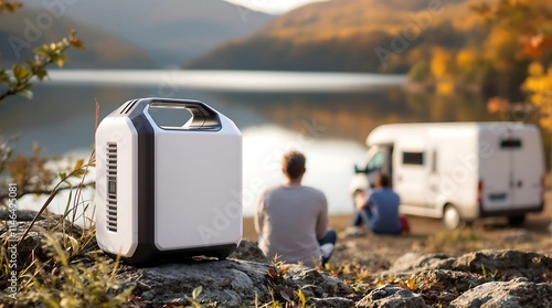 Portable Power Station Compact Eco Friendly Generator for Camping Hiking and Emergency Preparedness
