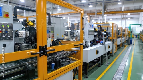 Advanced Industrial Machinery in Modern Assembly Line