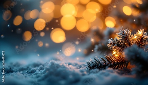 Wallpaper Mural christmas tree and lights Torontodigital.ca