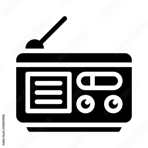 Radio glyph icon