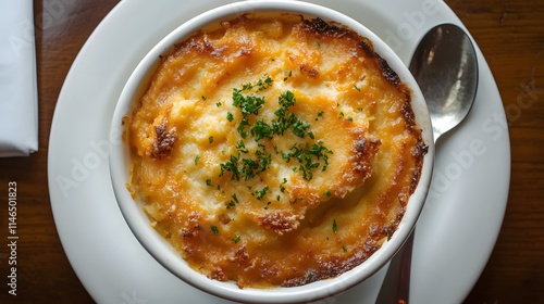 Delicious homemade macaroni and cheese cozy restaurant food photography warm lighting close-up comfort food