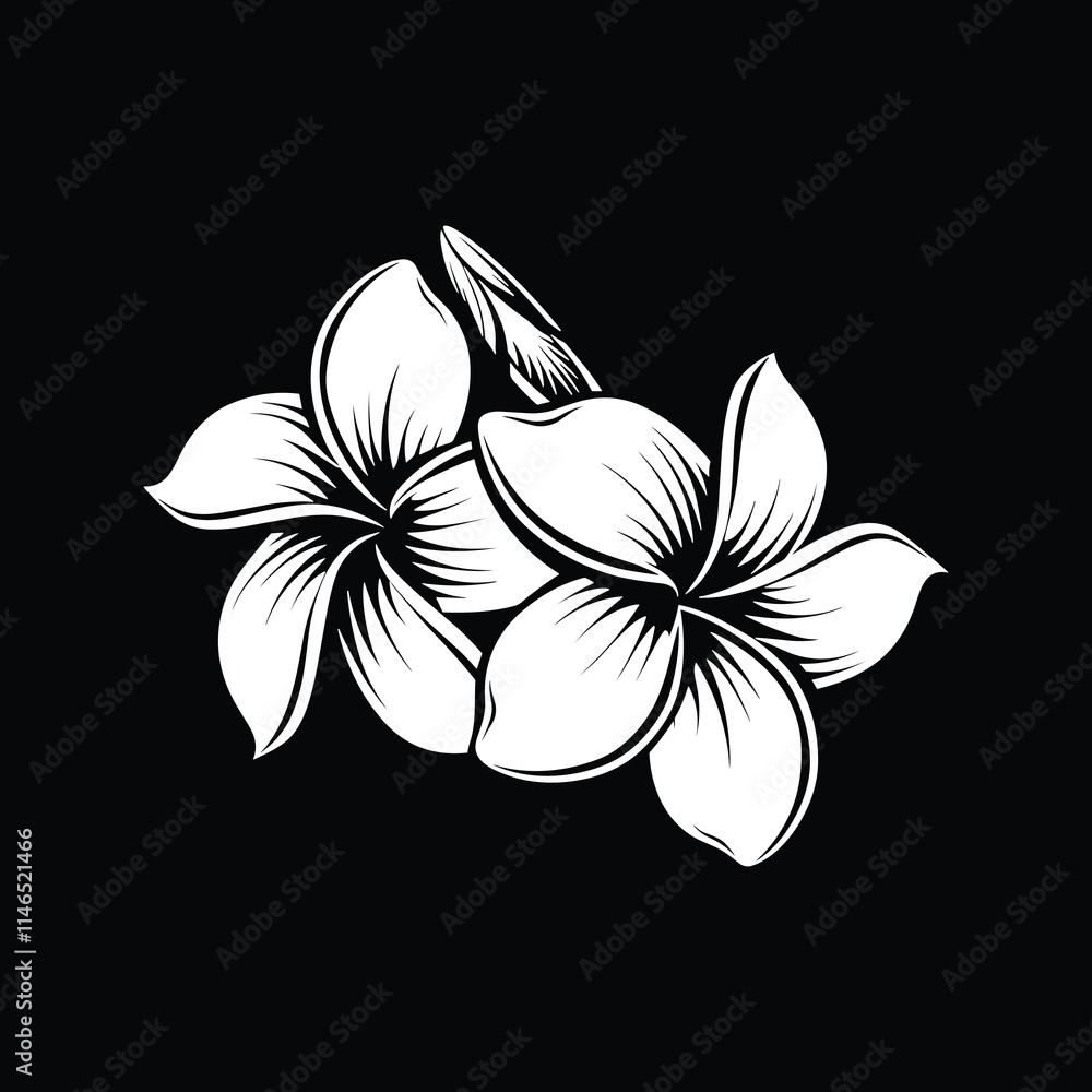 Obraz premium Floral Flower with leaf