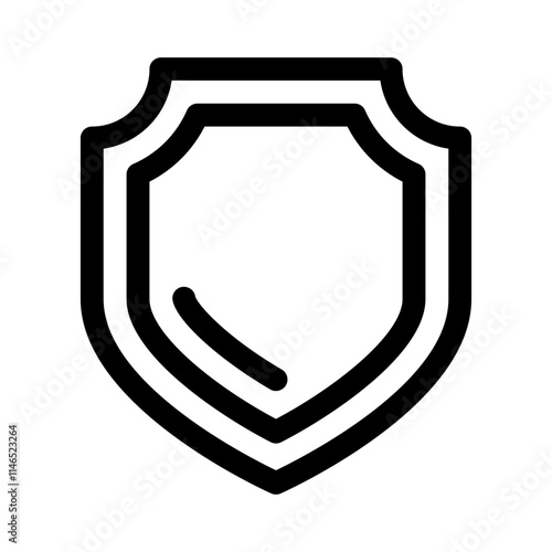 shield line icon