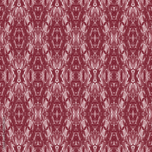 Ikat ornaments seamless pattern background