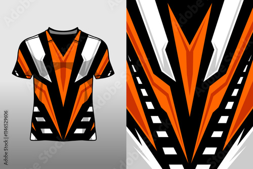 Tshirt design for racing jersey sport