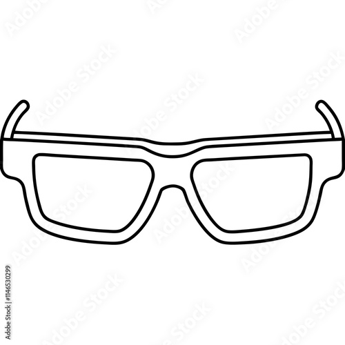 Smart Glasses Icon Vector