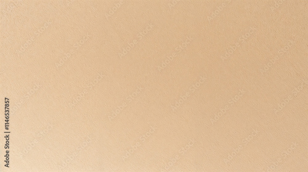 Fototapeta premium Smooth beige sand paper background with subtle texture, perfect for minimalist design