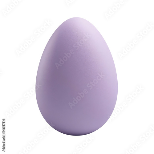 Photography of Pastel Lavender Easter Egg Against Plain White Background