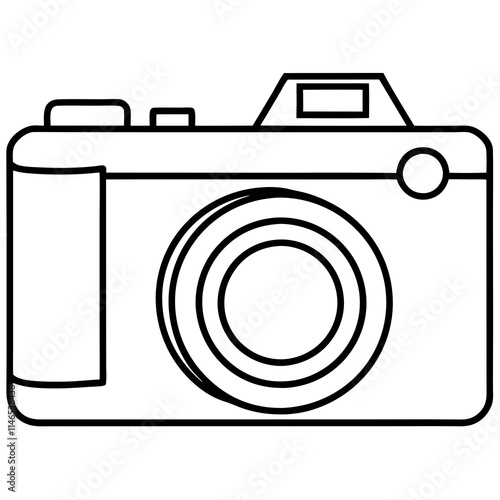 DSLR Camera Icon Vector